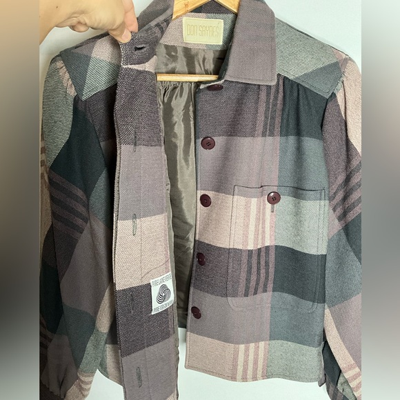 Don Sayres Mable Danahi Womans Jacket 10 Cropped Blazer 100% Wool - Picture 3 of 10